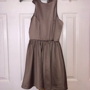 Bethany Mota Satin Open back bow dress